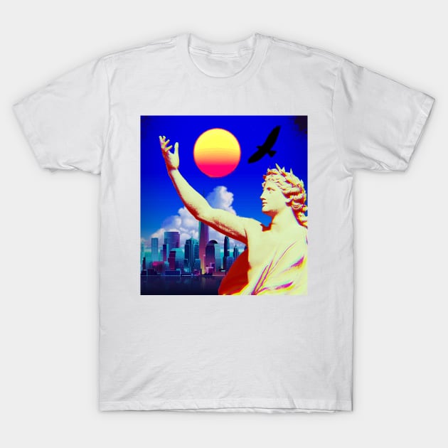 Apollo Collage T-Shirt by Caleb Smith, illustrator